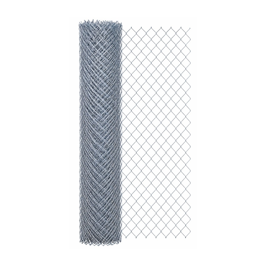 Malla Ciclónica 2.0×25m — Rombo 2" — Calibre 14 — 2.03 mm — Galvanizada