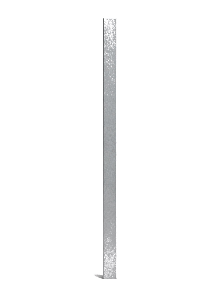 Poste pre-cortado 2"×2" — 1.1 m — Galvanizado