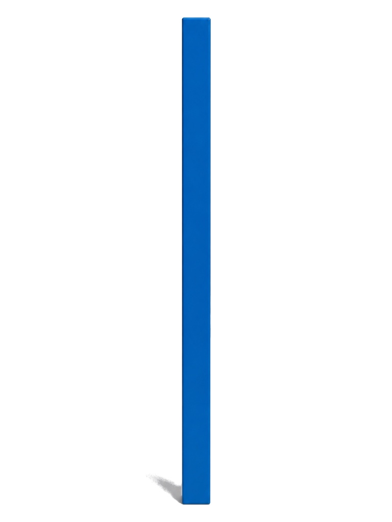 Poste pre-cortado 2"×2" — 1.1 m — Pintado Azul (RAL 5017)