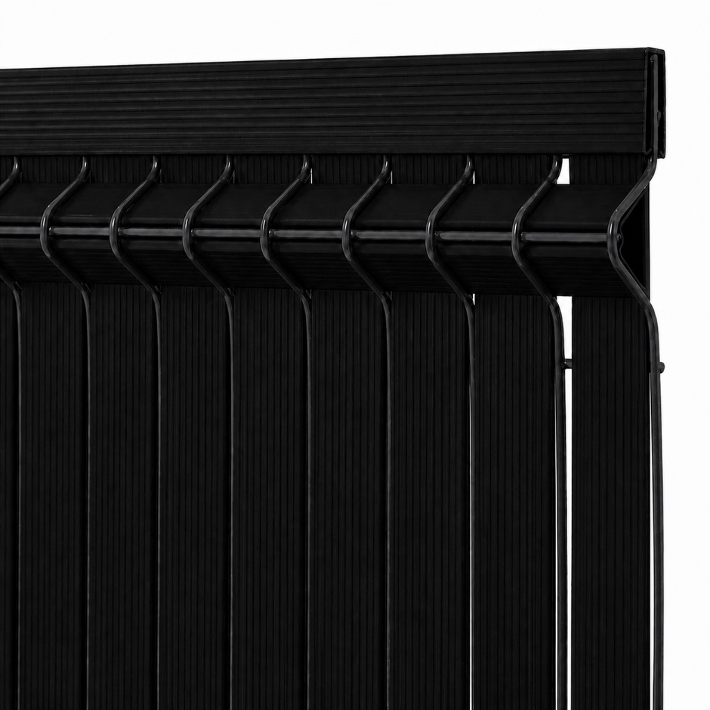 Privacinta PVC Negro para Reja 3D y 2D — Kit (cubre panel 2×2.5m)