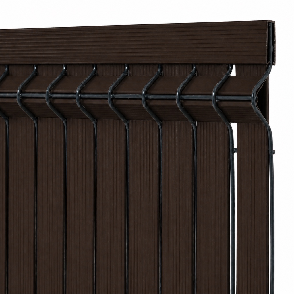 Privacinta PVC Café para Reja 3D y 2D — Kit (cubre panel 2×2.5m)