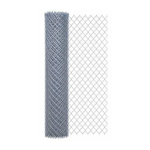 [MC-200X25-25] Malla Ciclónica 2.0×25m — Rombo 2" — Calibre 13 — 2.49 mm — Galvanizada
