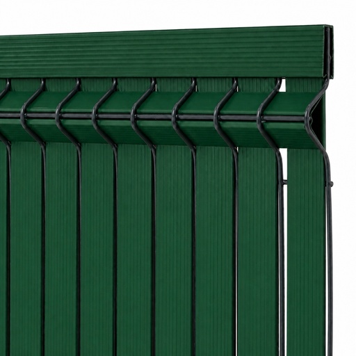 [PRCPVC/VE] Privacinta PVC Verde para Reja 3D y 2D — Kit (cubre panel 2×2.5m)