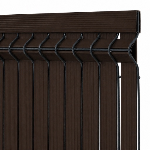 [PRCPVC/CF] Privacinta PVC Café para Reja 3D y 2D — Kit (cubre panel 2×2.5m)